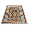 Handmade Multi Kilim Geometric 4x7 ft