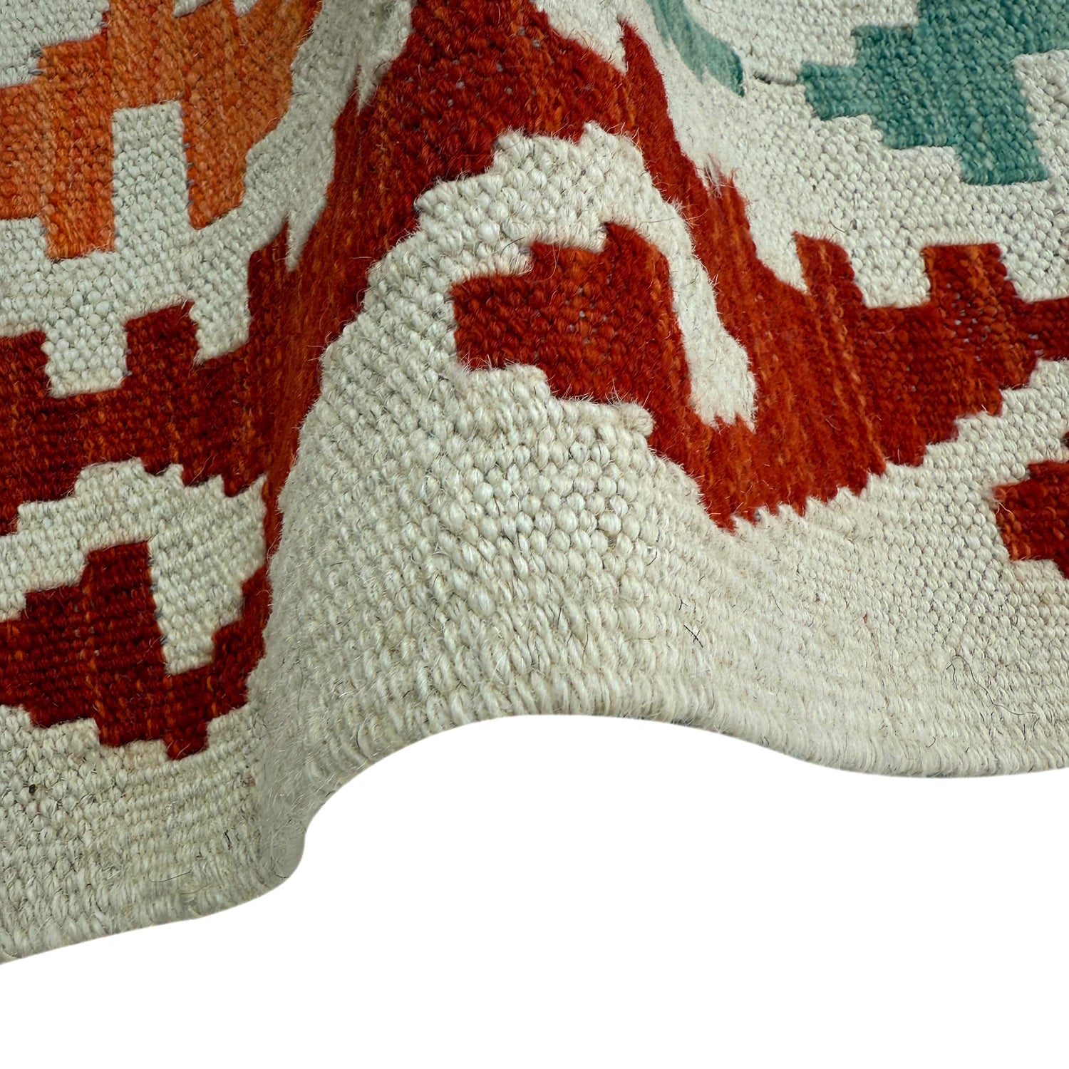 Handmade Multi Kilim Geometric 4x7 ft
