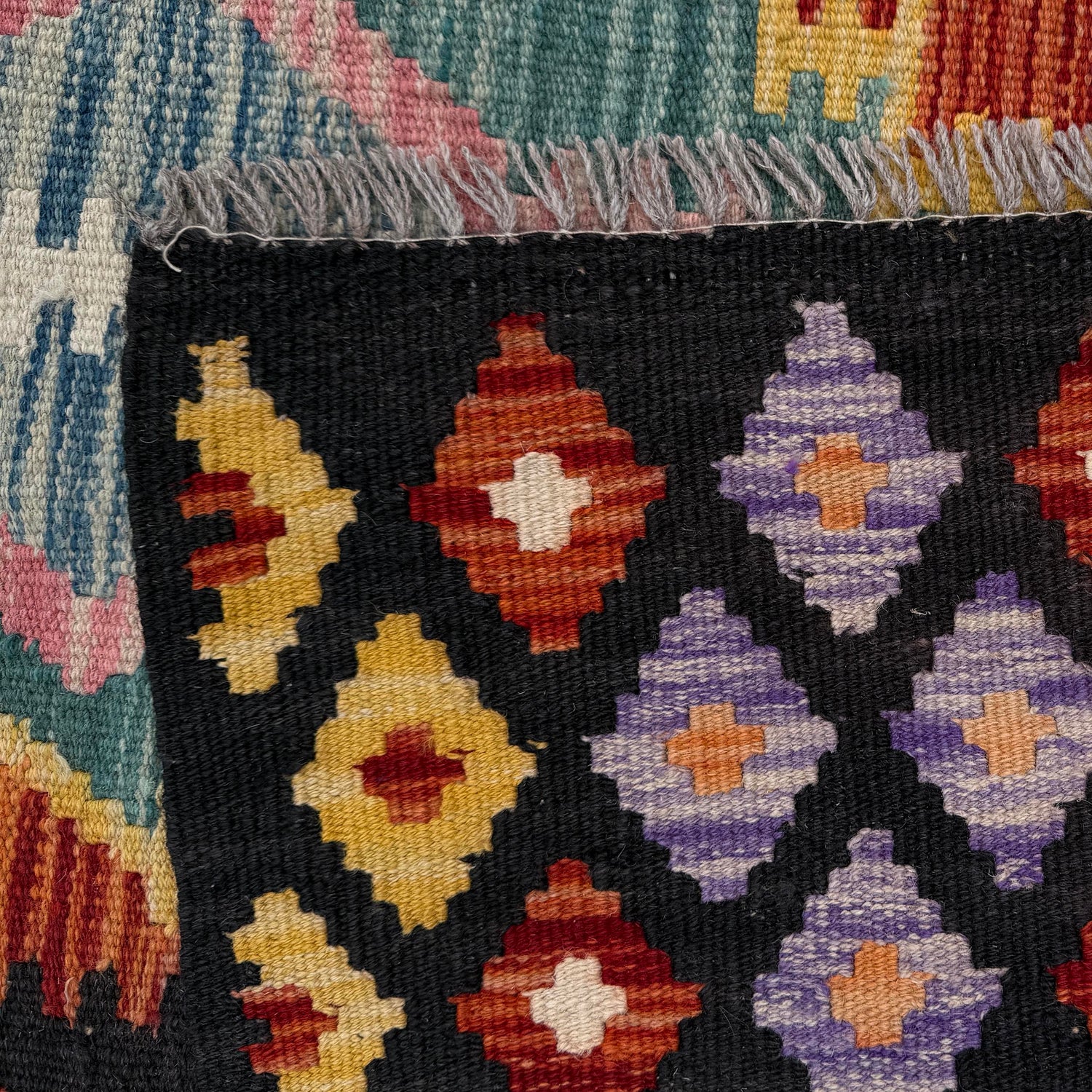 Handmade Multi Kilim Geometric 7x10 ft