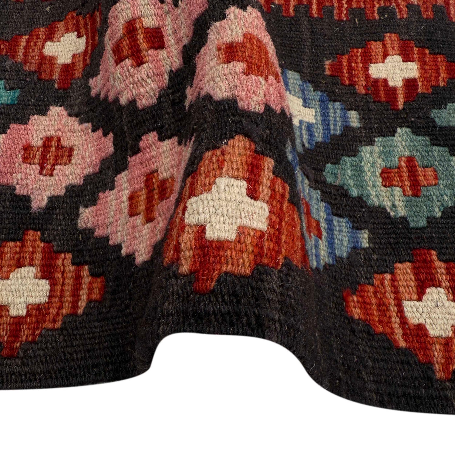 Handmade Multi Kilim Geometric 7x10 ft