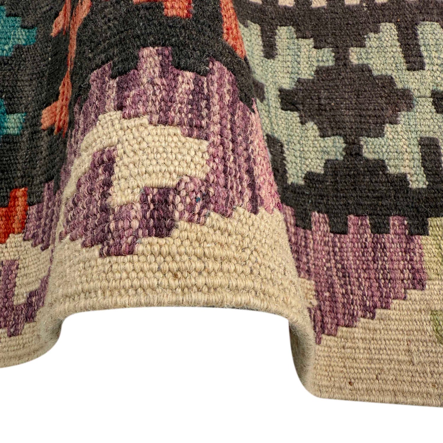 Handmade Multi Kilim Geometric 7x10 ft