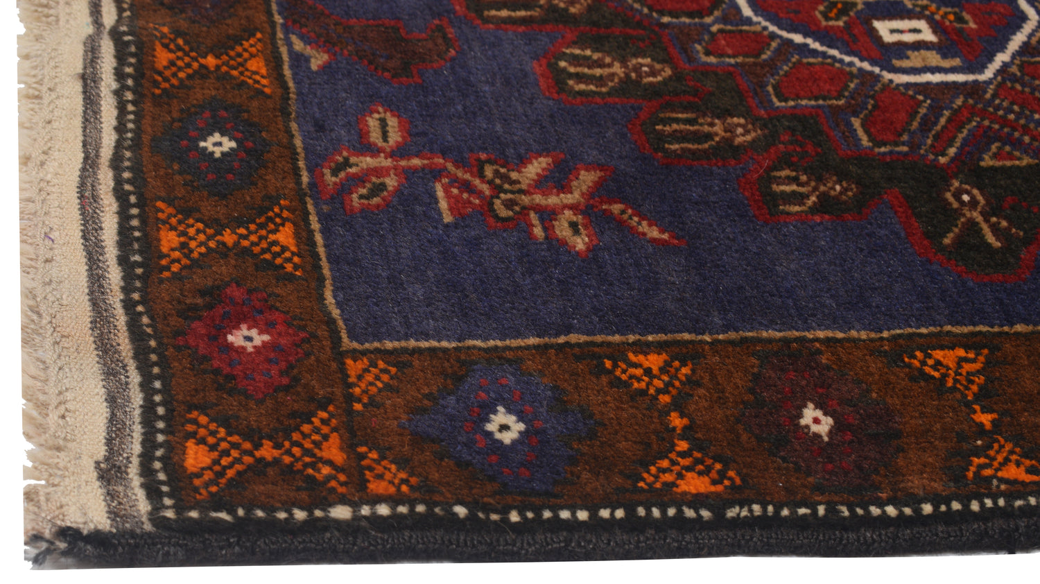 Baluchi Rug Handmade Multi Prayer Design 2x4 ft