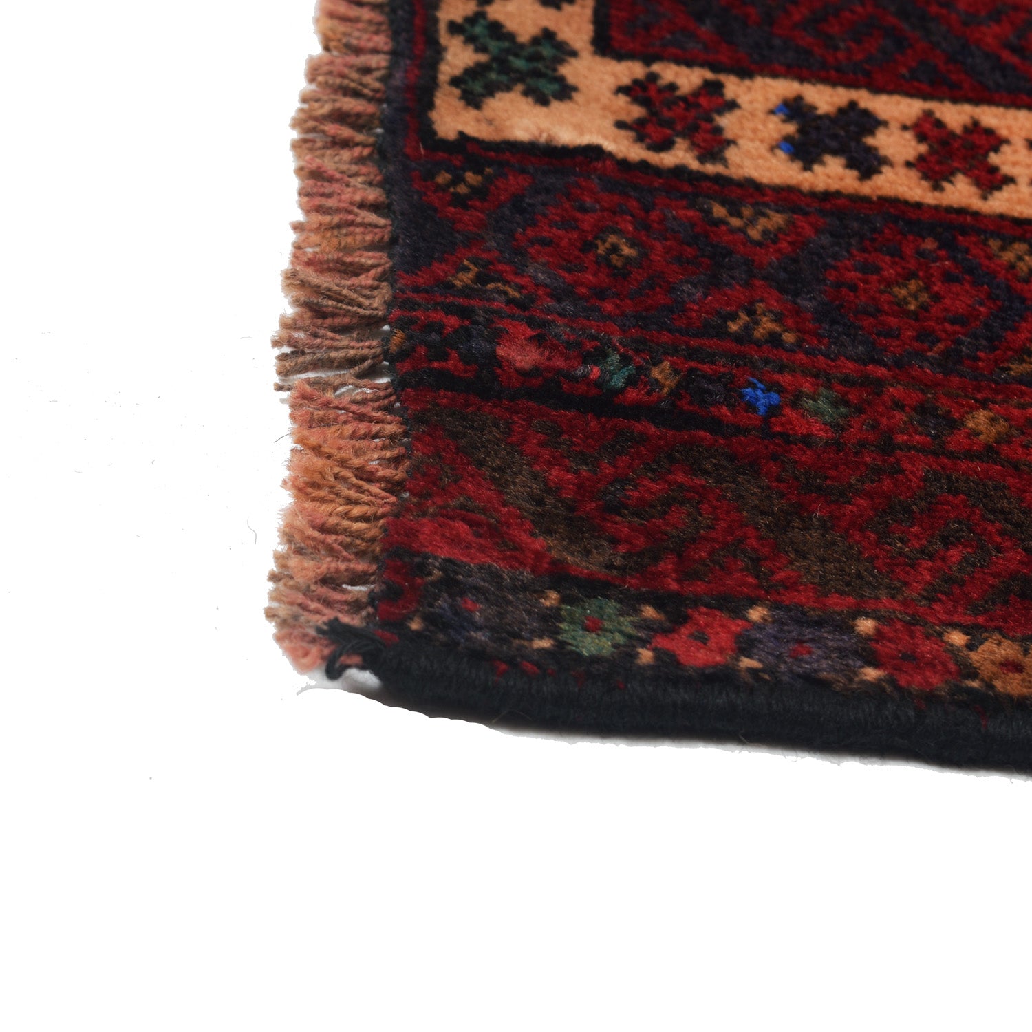 Baluchi Rug Handmade Beige Prayer Design 2x4 ft