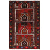 Baluchi Rug Handmade Multi Prayer Design 2x4 ft