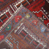 Baluchi Rug Handmade Multi Prayer Design 2x4 ft