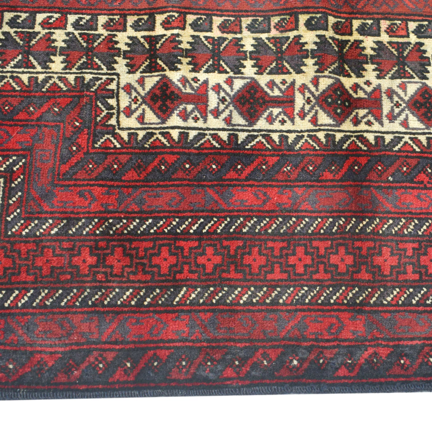 Baluchi Rug Handmade Multi Prayer Design 3x5 ft