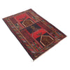 Baluchi Rug Handmade Multi Prayer Design 2x4 ft