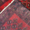 Baluchi Rug Handmade Red Geometric 3x5 ft