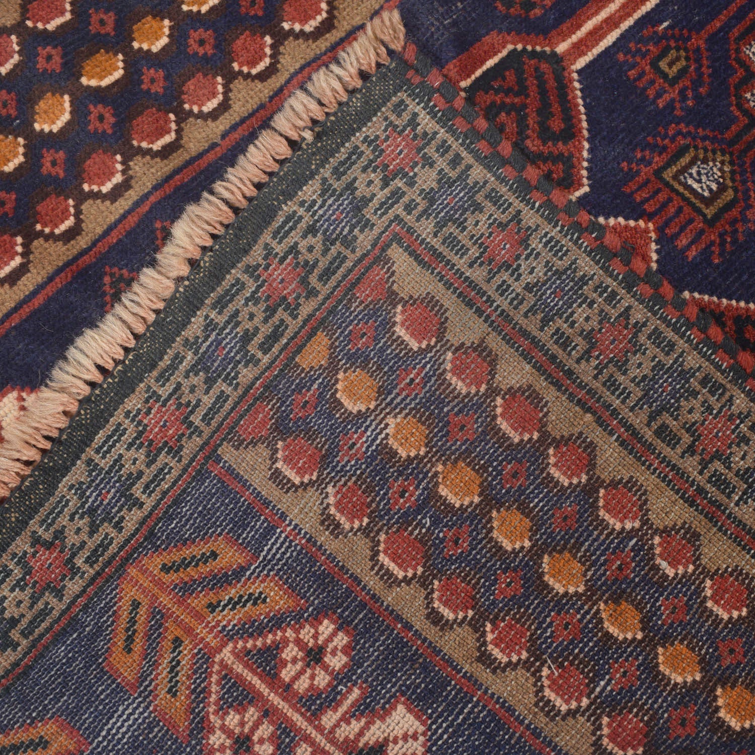 Baluchi Rug Handmade Multi Prayer Design 3x5 ft