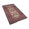 Baluchi Rug Handmade Multi Geometric 4x6 ft