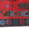 Baluchi Rug Handmade Red Geometric 3x5 ft