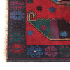 Baluchi Rug Handmade Red Geometric 3x5 ft