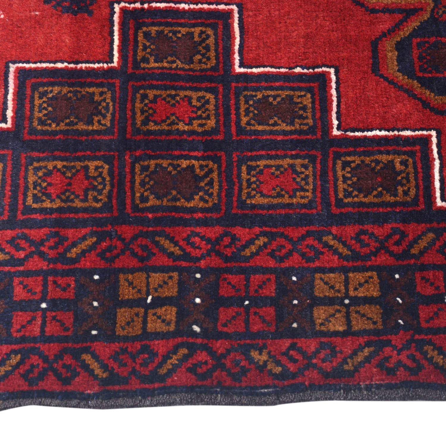 Baluchi Rug Handmade Multi Geometric 3x5 ft