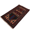 Baluchi Rug Handmade Multi Prayer Design 3x5 ft