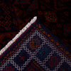 Baluchi Rug Handmade Multi Geometric 4x7 ft