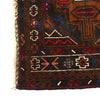 Baluchi Rug Handmade Multi Geometric 4x6 ft