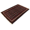 Baluchi Rug Handmade Multi Geometric 4x6 ft