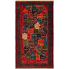 Pictorial Rug Handmade Multi Design