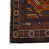 Baluchi Rug Handmade Brown Geometric 4x6 ft