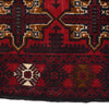 Baluchi Rug Handmade Red Geometric 4x6 ft