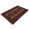 Baluchi Rug Handmade Multi Geometric 4x6 ft