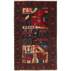 Pictorial Rug Handmade Multi Design