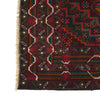 Baluchi Rug Handmade Multi Geometric 4x6 ft