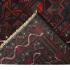 Baluchi Rug Handmade Multi Geometric 4x6 ft