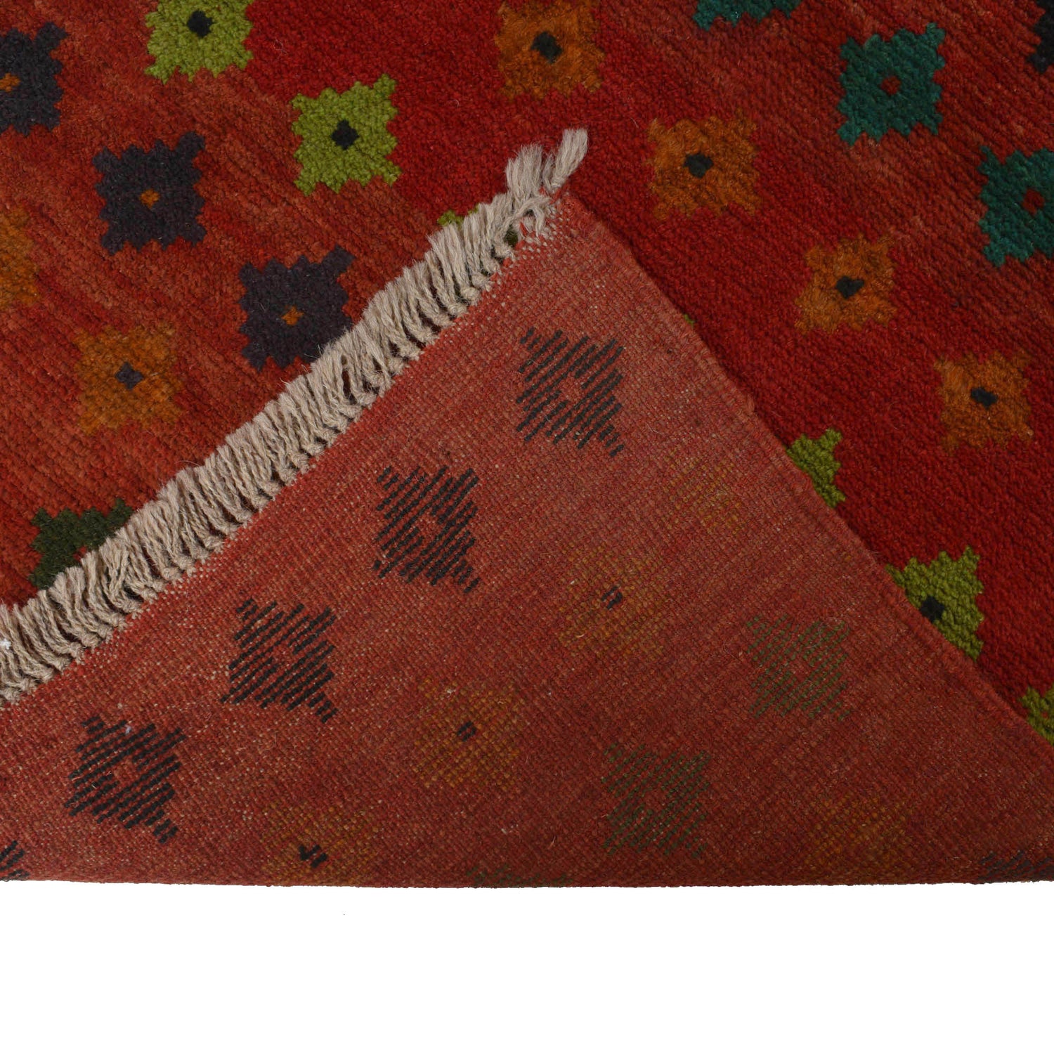 Baluchi Runner Rug Handmade Red 10' Runner