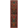 Baluchi Runner Rug Handmade Chocolate 10' Runner