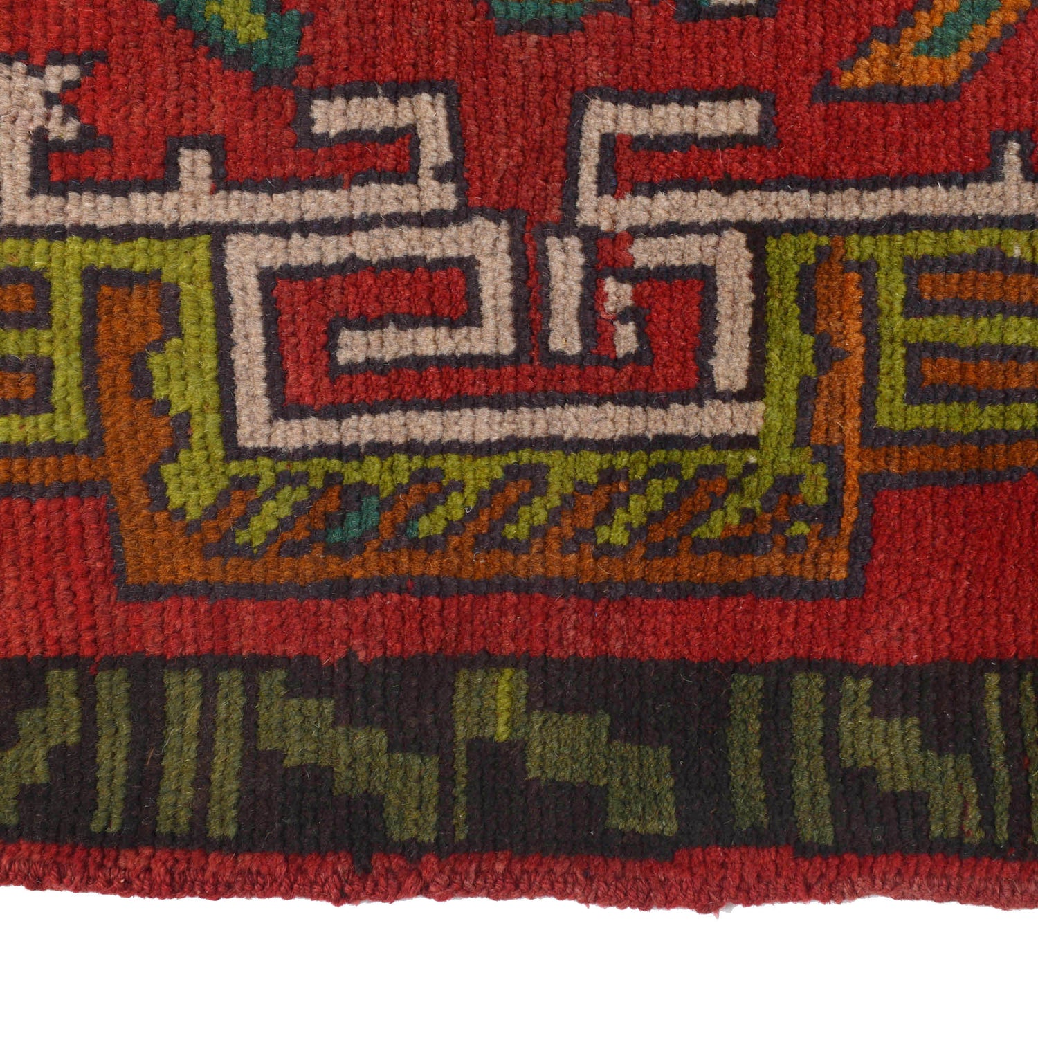 Baluchi Runner Rug Handmade Red 10' Runner