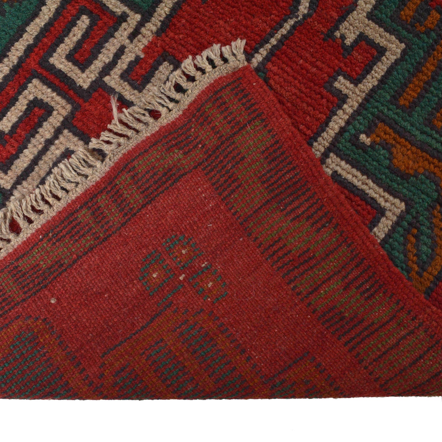 Baluchi Runner Rug Handmade Red 10' Runner