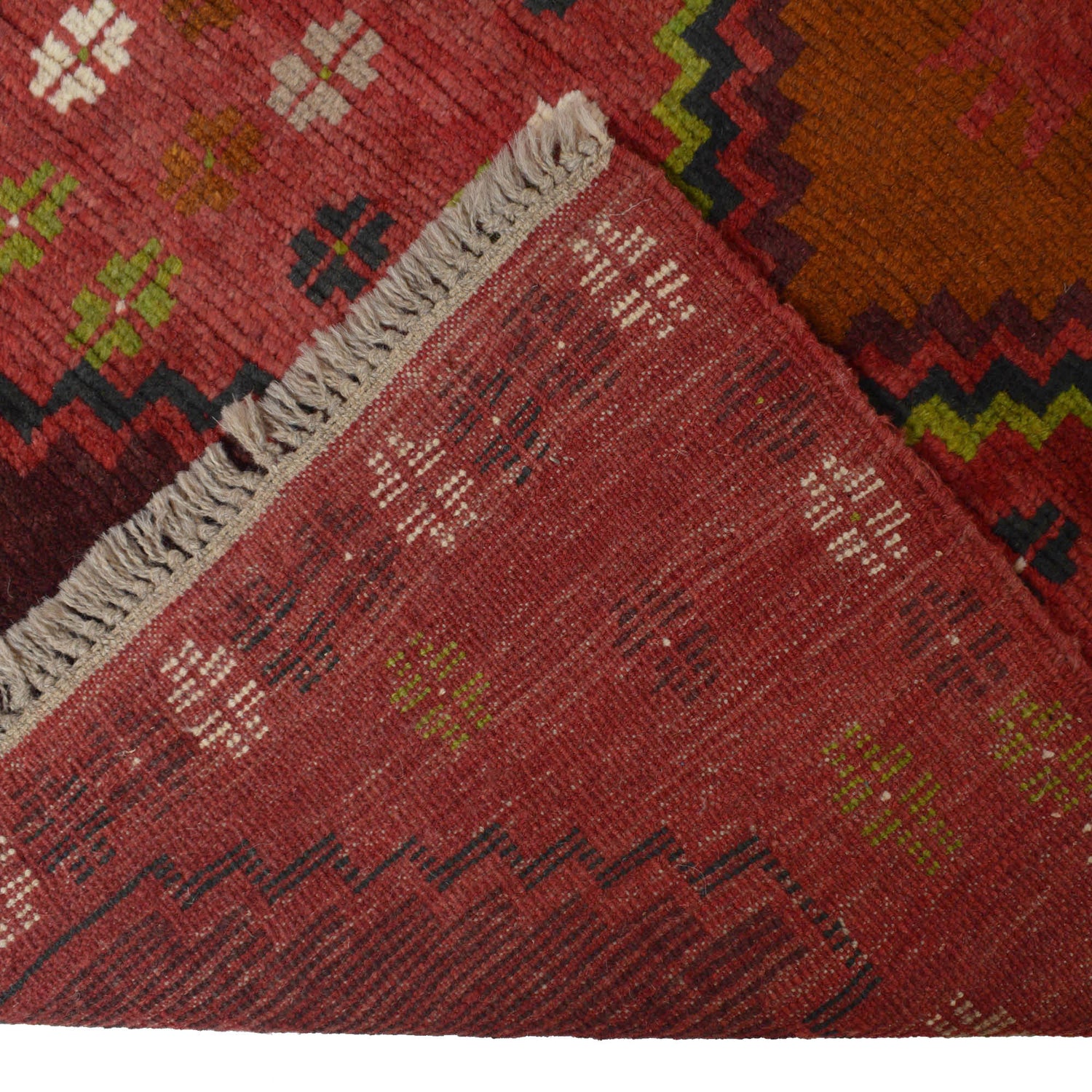 Baluchi Runner Rug Handmade Red 10' Runner