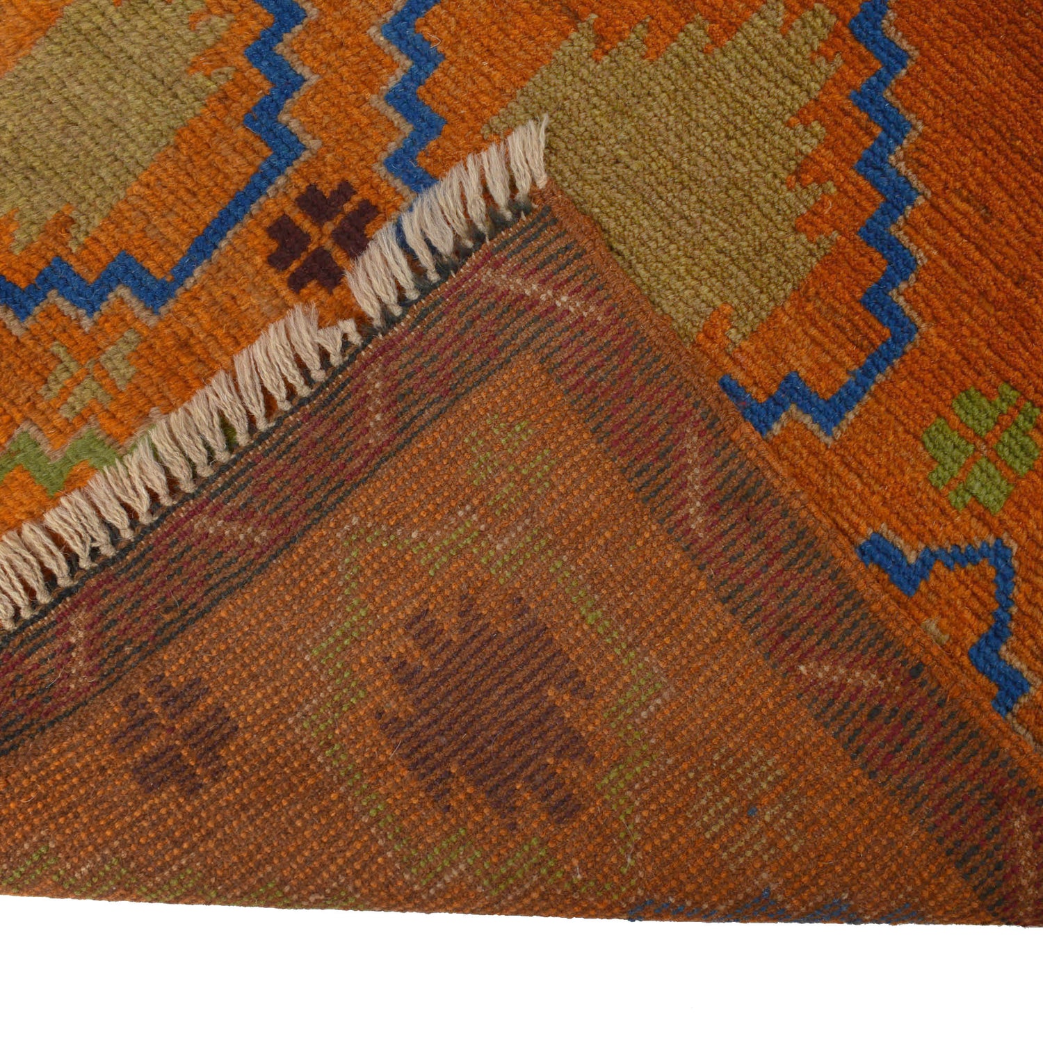 Baluchi Runner Rug Handmade Orange 10' Runner