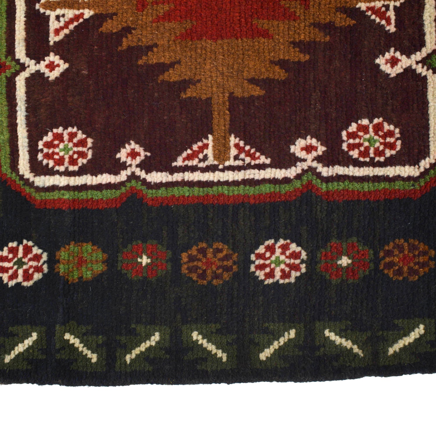 Baluchi Runner Rug Handmade Black 8' Runner