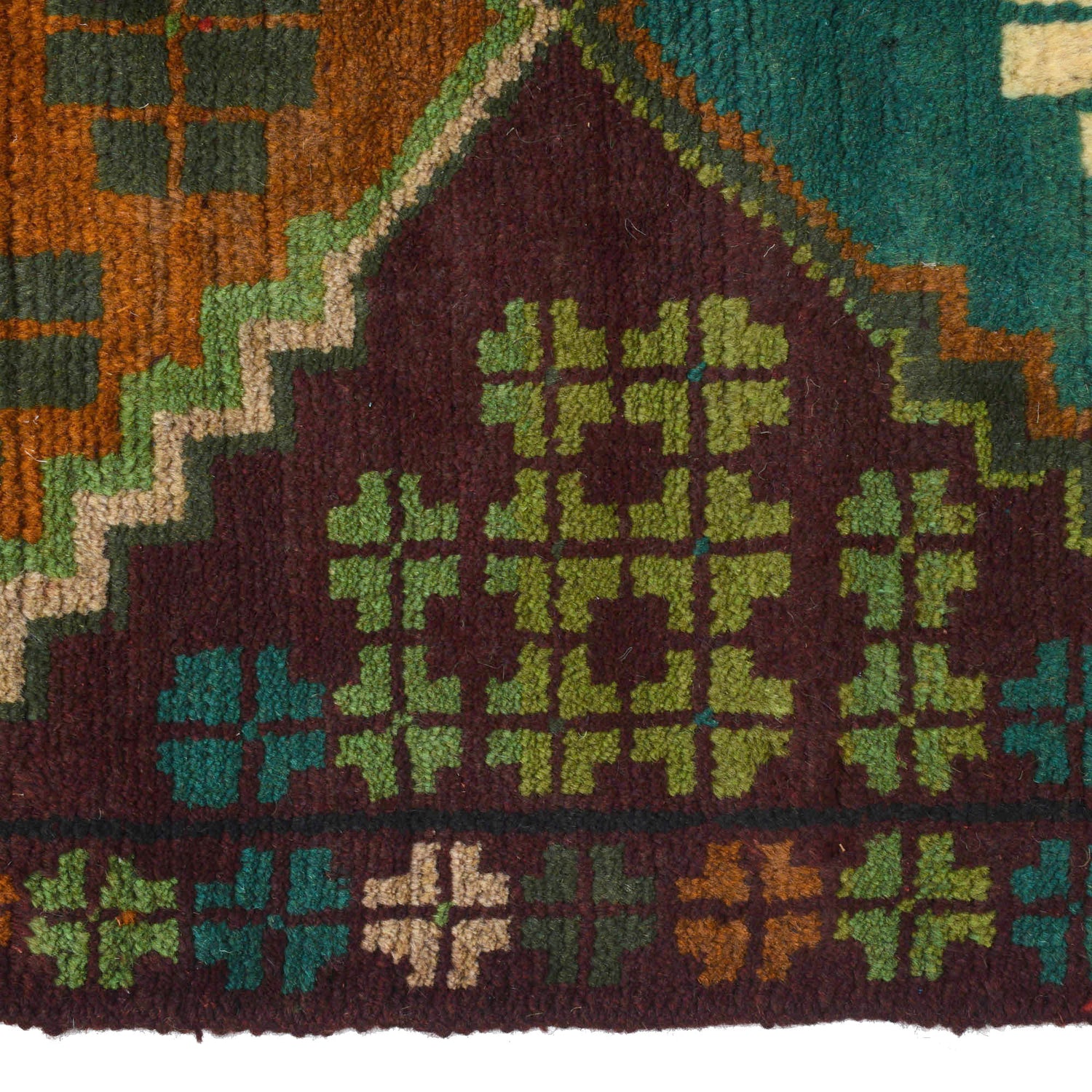 Baluchi Runner Rug Handmade Multi 10' Runner