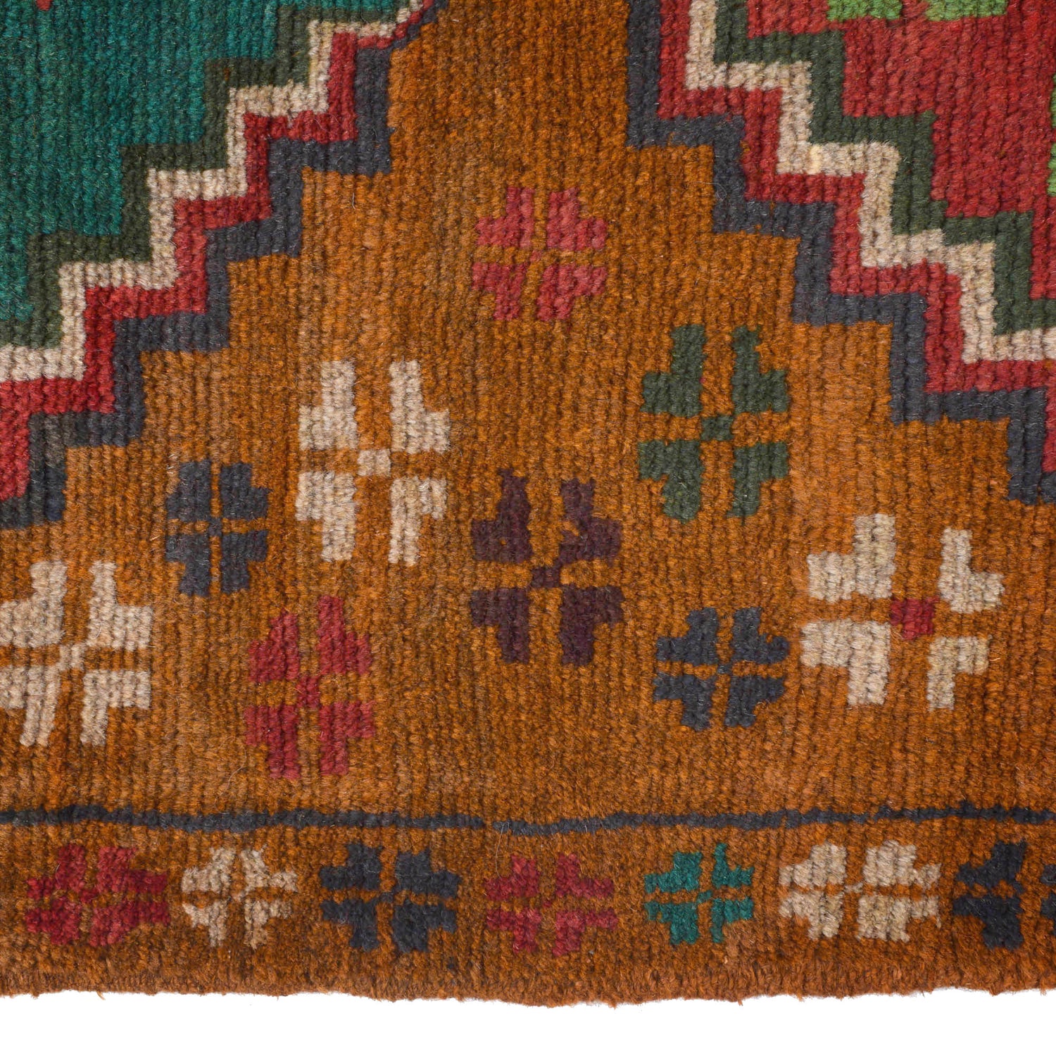 Baluchi Runner Rug Handmade Orange 10' Runner