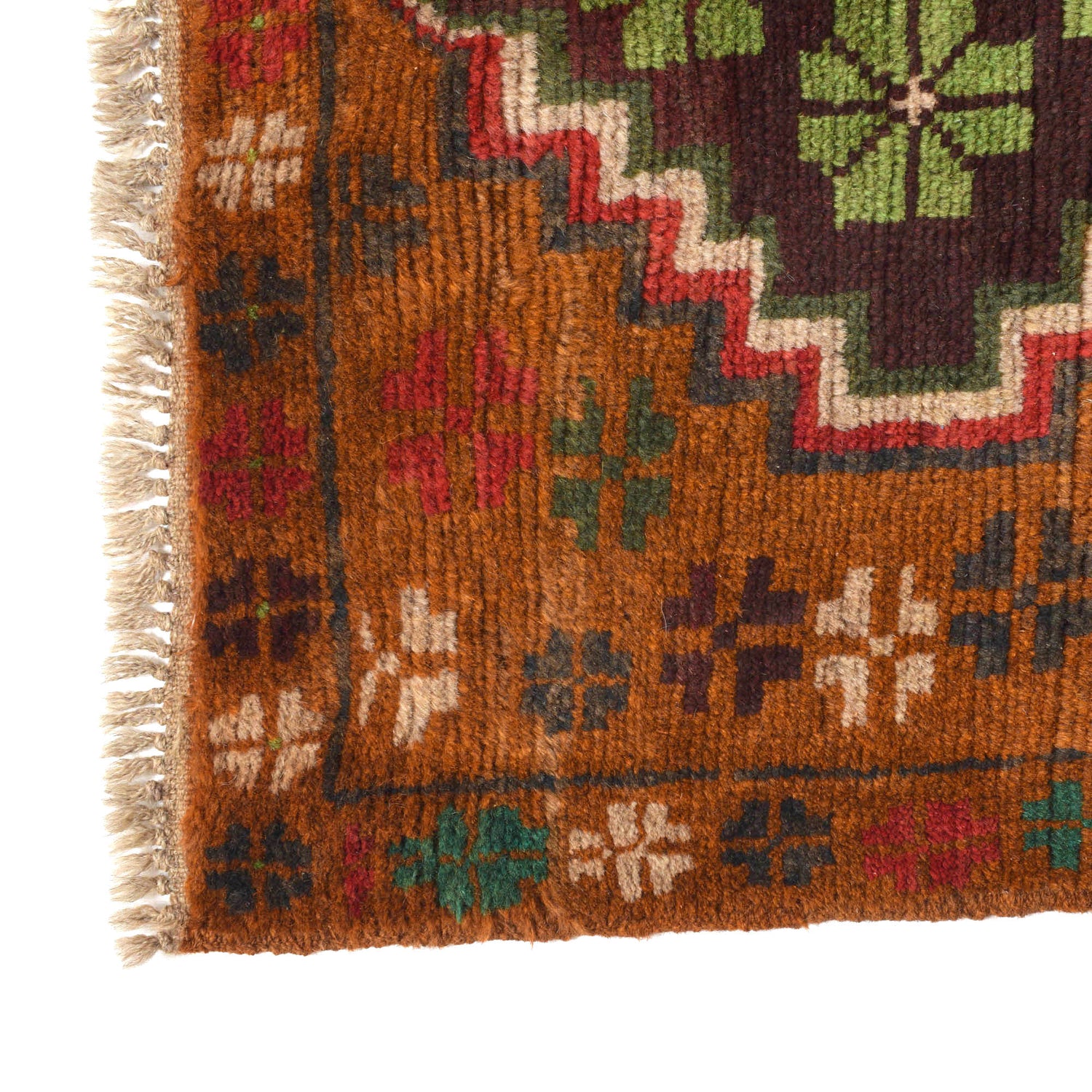 Baluchi Runner Rug Handmade Orange 10' Runner