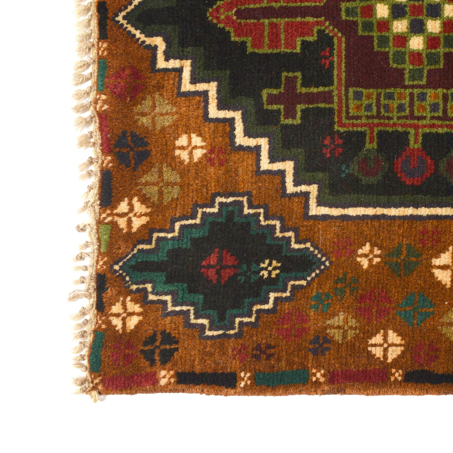 Baluchi Runner Rug Handmade Orange 10' Runner