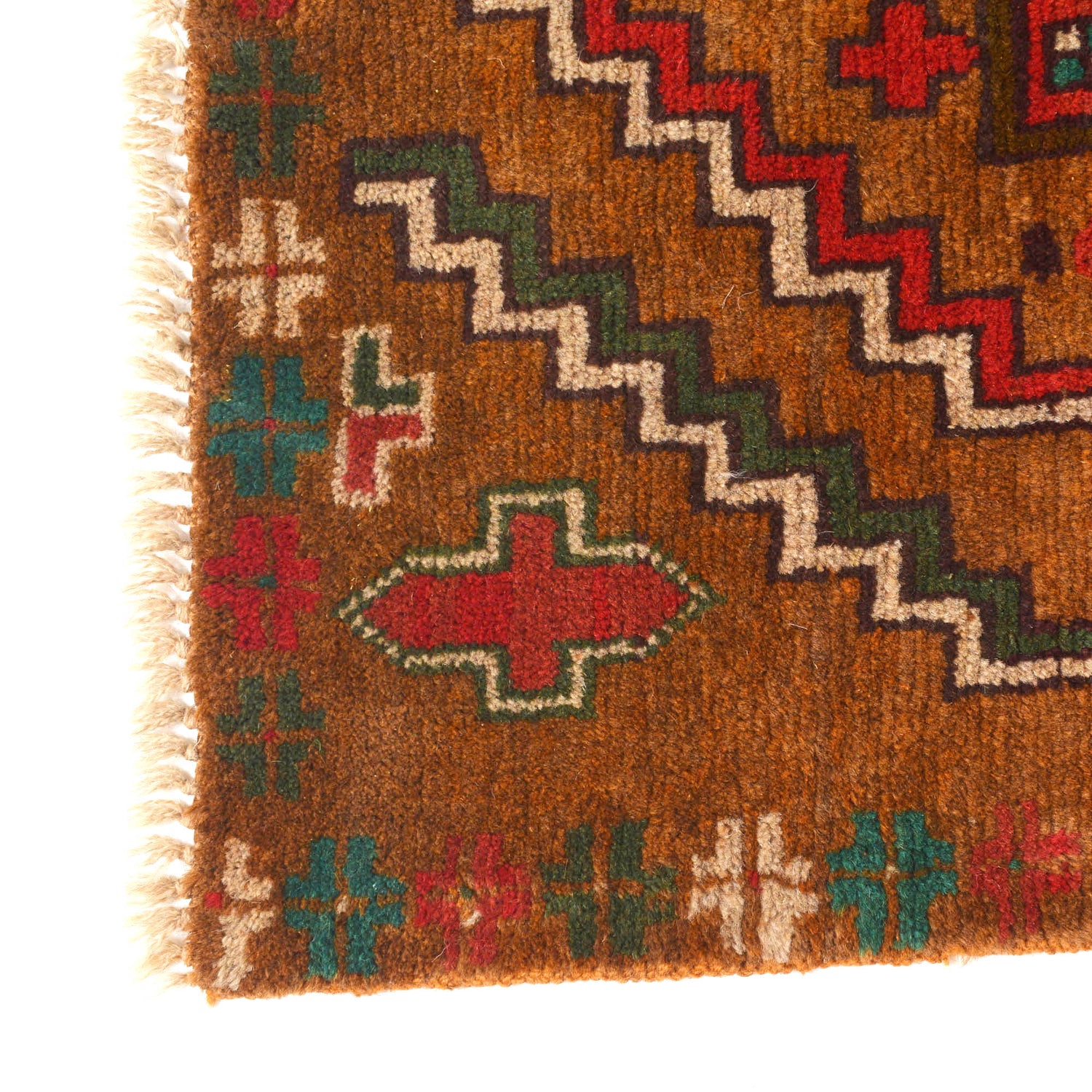 Baluchi Runner Rug Handmade Orange 10' Runner