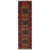 Baluchi Runner Rug Handmade Red 10' Runner
