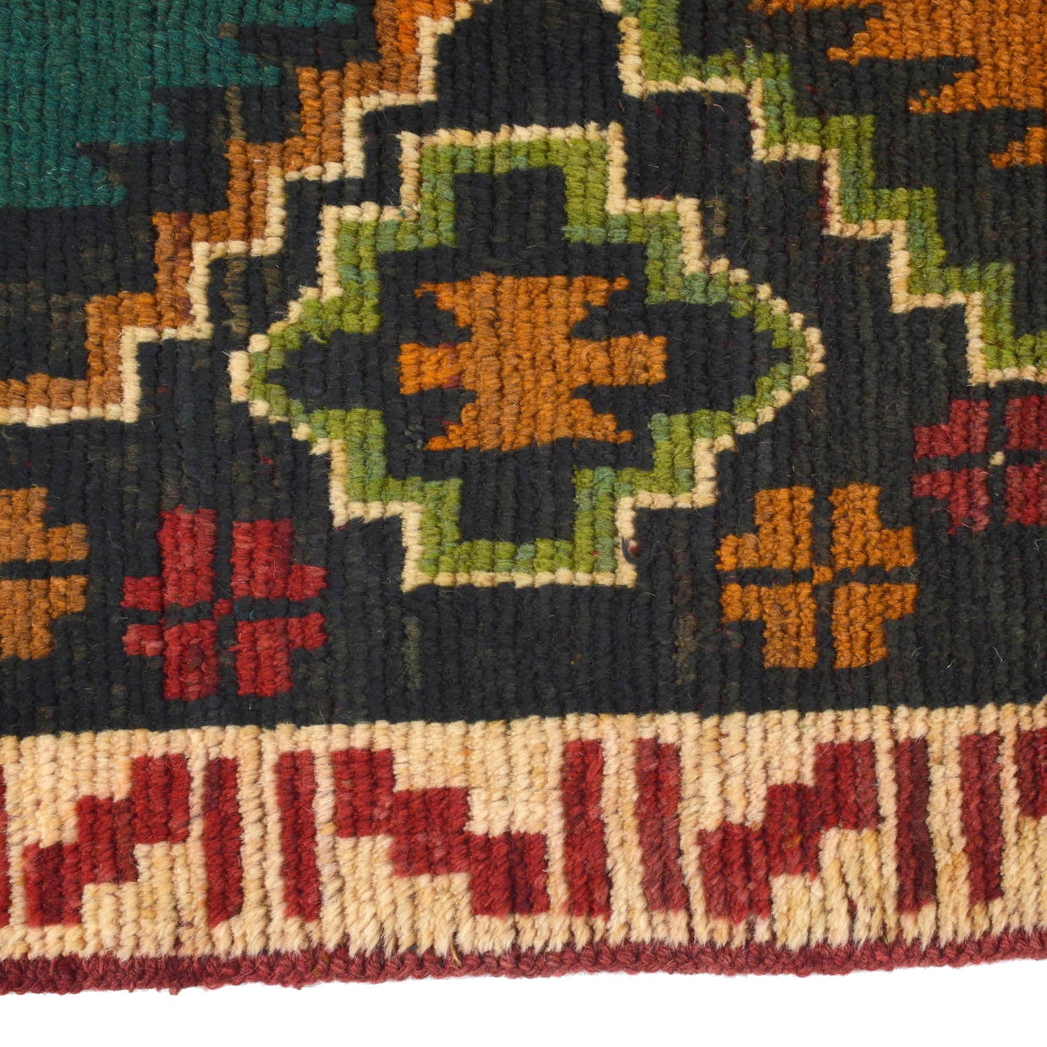 Baluchi Runner Rug Handmade Black 10' Runner