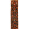 Baluchi Runner Rug Handmade Brown 10' Runner