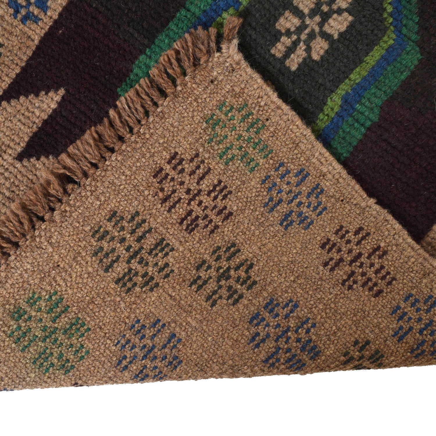 Baluchi Runner Rug Handmade Beige 6' Runner