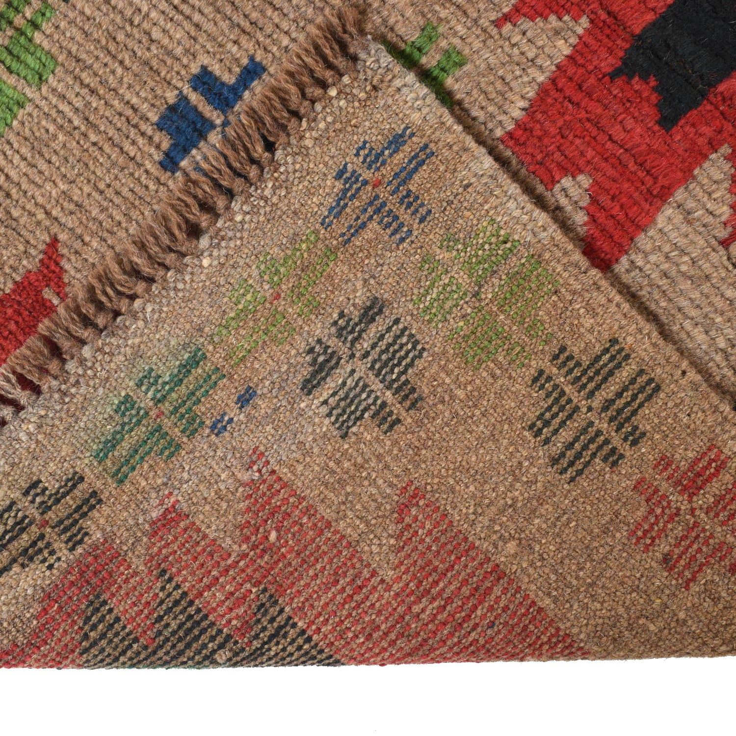Baluchi Runner Rug Handmade Beige 6' Runner