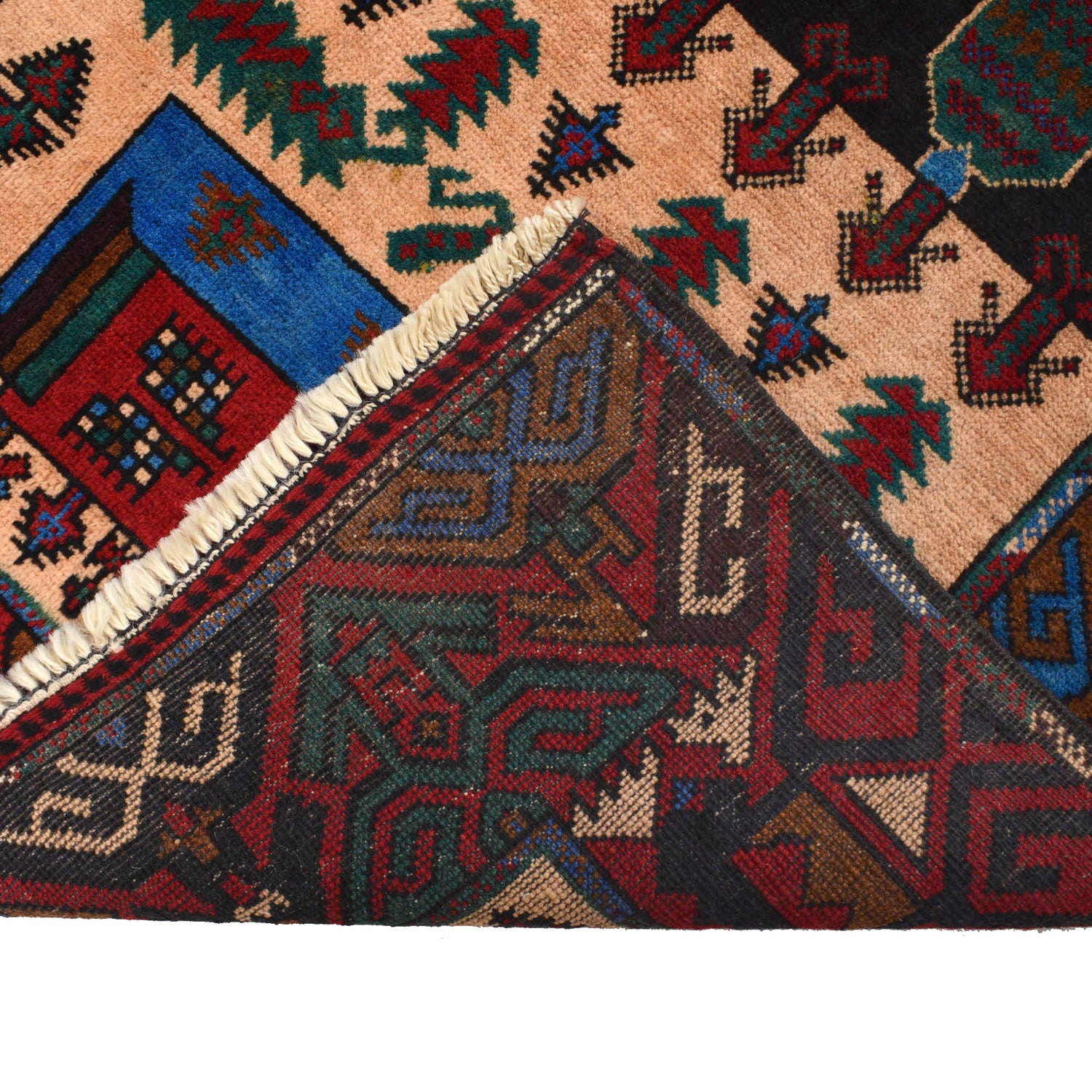 Pictorial Rug Handmade Multi Design