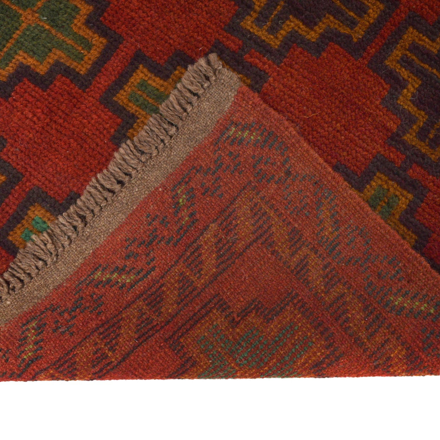 Baluchi Runner Rug Handmade Red 10' Runner