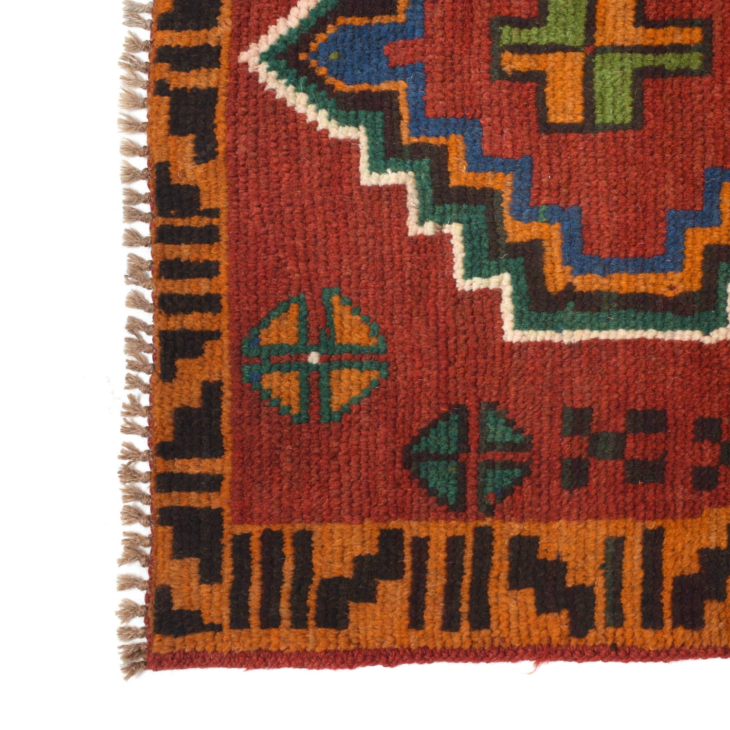 Baluchi Runner Rug Handmade Red 10' Runner