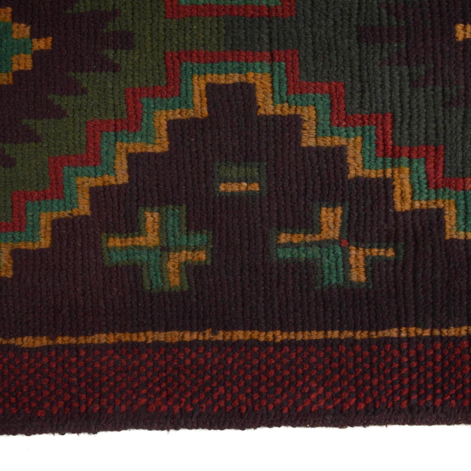 Baluchi Runner Rug Handmade Brown 10' Runner