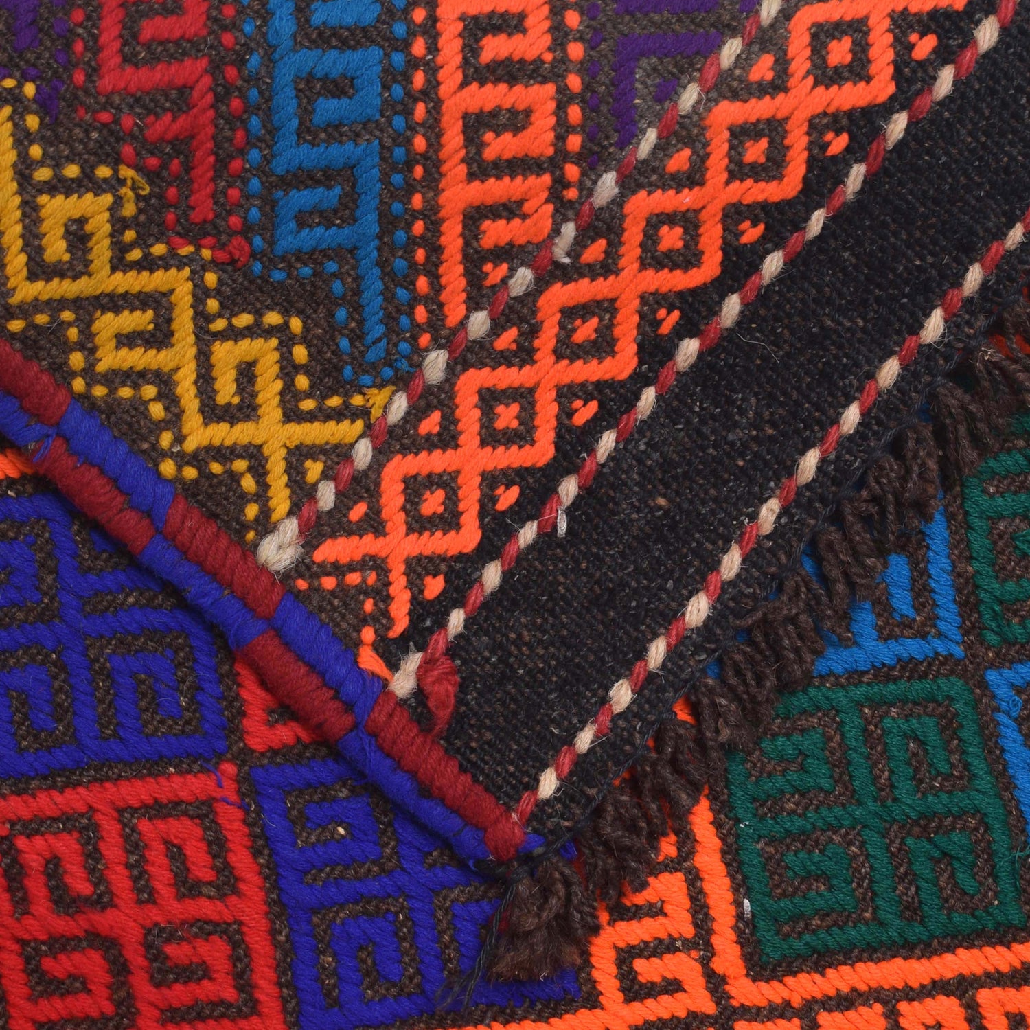 Suzuni Kilim Runner Handmade Multi 10' Runner